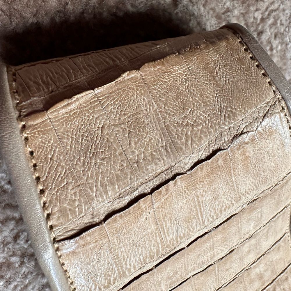 Donna Karan Spring 1987 Runway Cayman Alligator Contour Belt - Picture 14 of 16